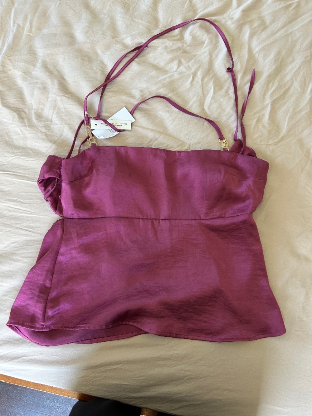Abercrombie Pink satin Hardware Set Top
